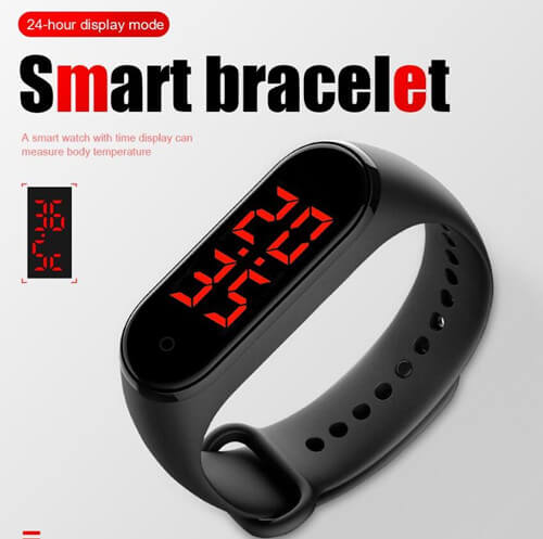 Thermometer Bracelet  for temperature measurement detect fever 